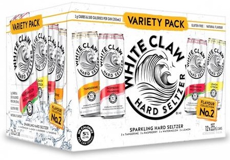 White Claw Hard Seltzer Variety 12 Pack No 2