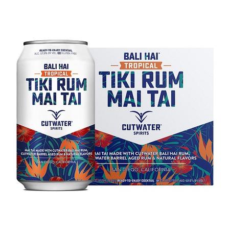 CUTWATER TIKI RUM MAI TAI 4PK12OZ CANS