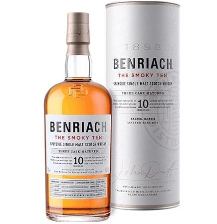 BENRIACH THE SMOKY TEN SCOTCH 750ML     