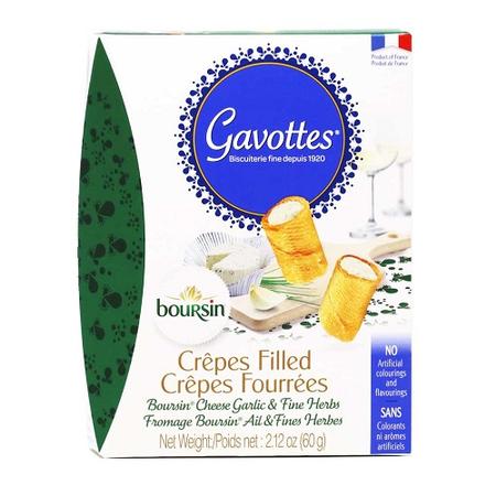GAVOTTES CREPES FILLED CHEESE + HERBS 60g