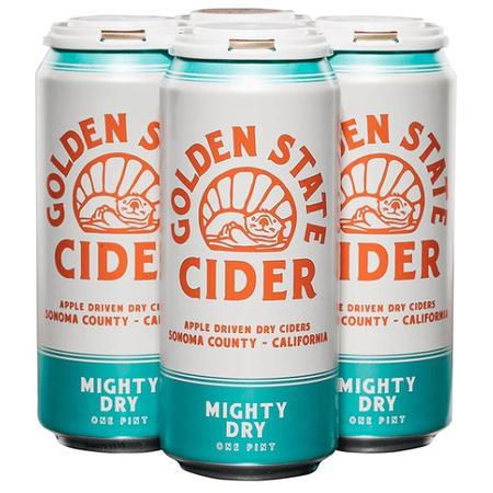 GOLDEN STATE CIDER MIGHTY DRY 4PK/16OZ CANS