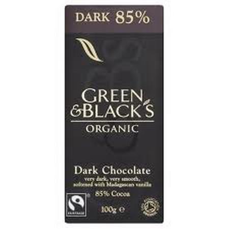 GREEN + BLACKS ORGANIC DARK 85%         