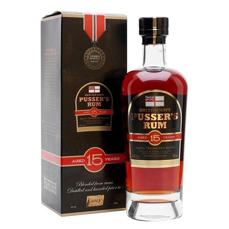 PUSSERS 15 YEARS OLD RUM               