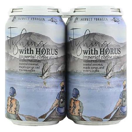 HUMBLE FORAGER FISHING WITH HORUS IMPERIAL COFFEE STOUT 4PK/12OZ CANS