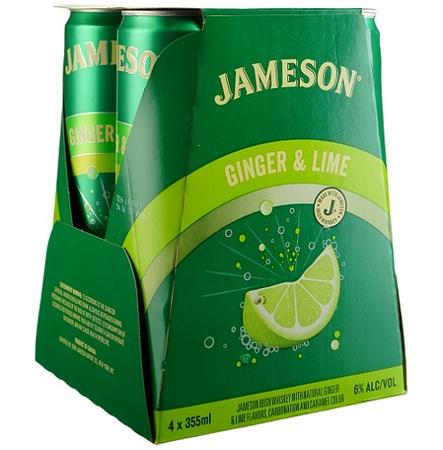 JAMESON GINGER  LIME COCKTAIL 4PK