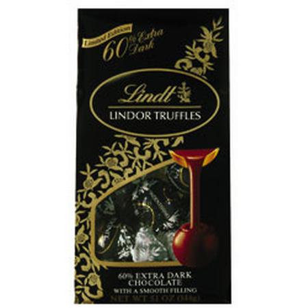 LINDT LINDOR TRUFFLE 60% DARK CHOCOLATE BAG