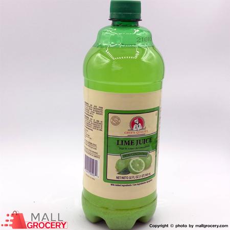 CHEF`S QLTY LIME JUICE 32