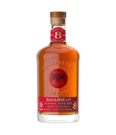 BACARDI OCHO RESERVA RUM SHERRY CASK FINISH 750ML