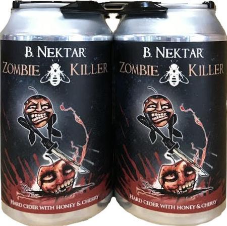 B. NEKTAR ZOMBIE KILLER CHERRY CIDER 4PK/12OZ CANS