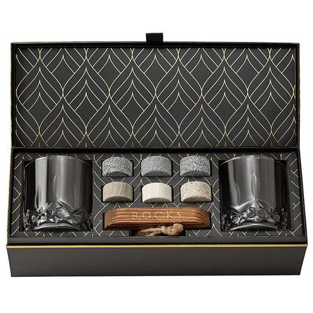 ROCKS WHISKEY CHILLING STONE SET