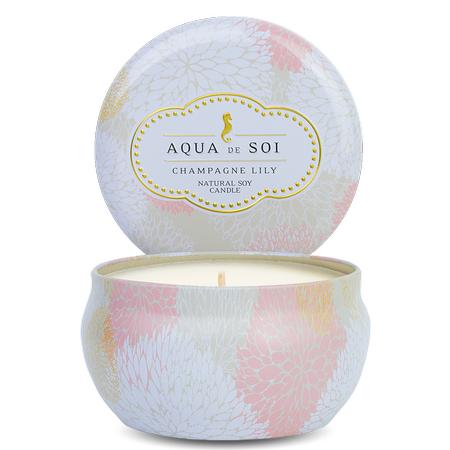 AQUA DE SOI CHAMPAGNE LILY CANDLE