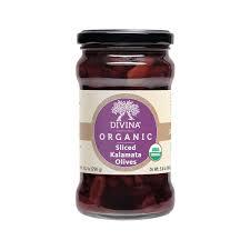 DIVINA SLICED KALAMATA OLIVES