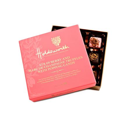 HOLDSWORTH STRAWBERRY & CHAMPAGNE TRUFFLES 4 OZ