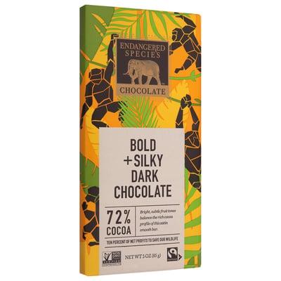 ENDANGERED BOLD & SILKY DARK CHOCOLATE 72%