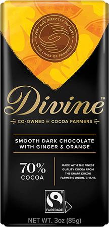 DIVINE GINGER + ORANGE DARK CHOCOLATE