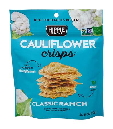 HIPPIE SNACKS CAULIFLOWER CRISPS RANCH