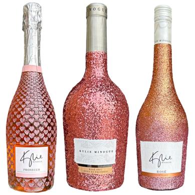 KYLIE MINOGUE WINE PINK GLAM BUNDLE (3 BOTTLES)