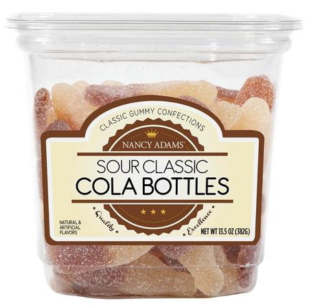 NANCY ADAMS TUB SOUR CLASSIC COLA BOTTLES