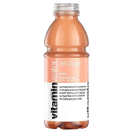 VITAMIN WATER ZERO SUGAR GUTSY WATERMELON PEACH 20OZ BOTTLE