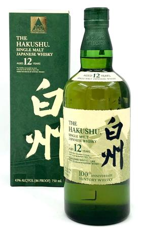 SUNTORY WHISKY HAKUSHU 12 YEAR 100TH ANNIVERSARY 750ML