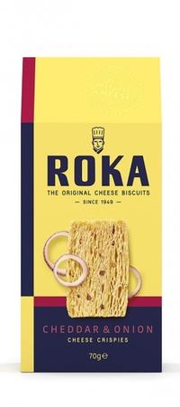 ROKA CHEDDAR & ONION CHEESE CRISPS 2.46 OZ