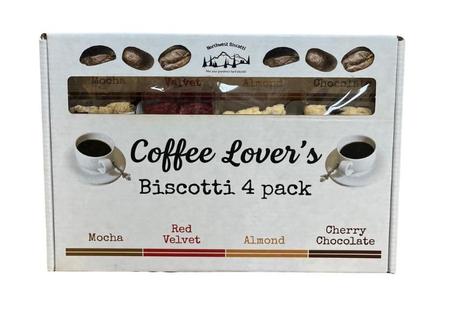 NORTHWEST BISCOTTI COFFEE LOVER`S BISCOTTI 4 PACK