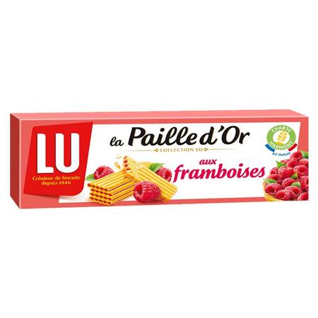 LU PETIT PAILLE d`Or RASPBERRY BISCUITS 170G