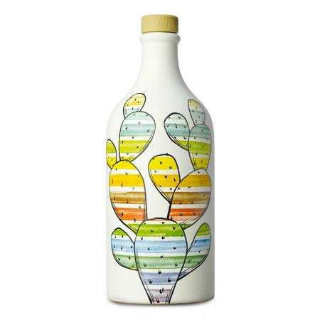 MURAGLIA PERANZANA EXTRA VIRGIN OLIVE OIL CACTUS CERAMIC 500ML