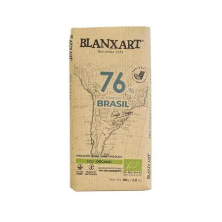 BLANXART BRAZIL ECO ORGANIC DARK CHOCOLATE 76%