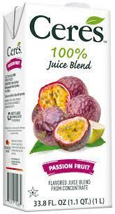 CERES PASSION FRUIT JUICE 338FL OZ