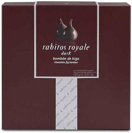 RABITOS ROYAL DARK CHOCOLATE FIG BONBON 6 PIECE BOX