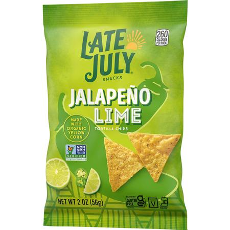 LATE JULY JALAPENO LIME TORTILLA CHIPS 2 OZ