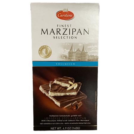 CARSTENS MILK CHOCOLATE LUBECKER MARZIPAN 125G