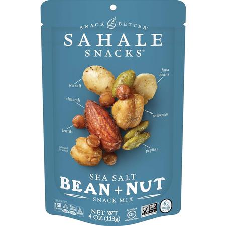 SAHALE SEA SALT BEAN + NUT SNACK MIX 4 OZ