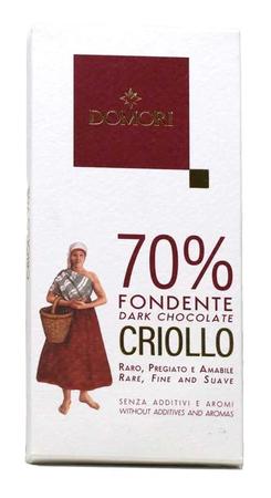 DOMORI CRIOLLO DARK CHOCOLATE 70%