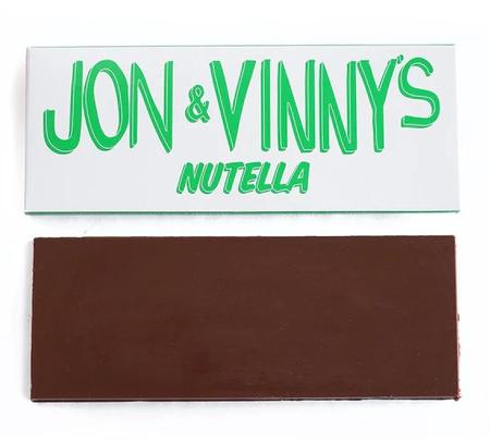 JON & VINNY`S NUTELLA MILK CHOCOLATE BAR