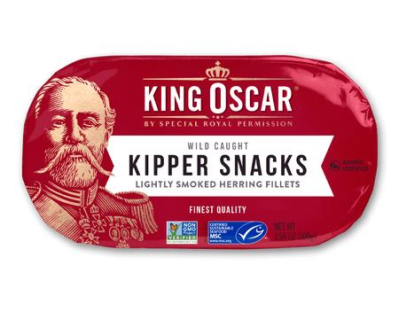 KING OSCAR WILD CAUGHT KIPPER SNACKS 100G