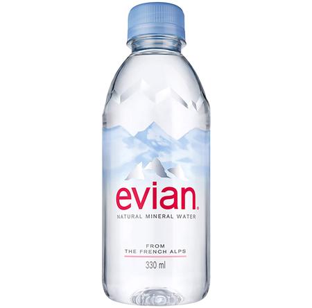 EVIAN WATER PLASTIC BOTTLE 330ML