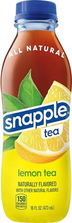 SNAPPLE ICED TEA LEMON 16 OZ BOTTLE