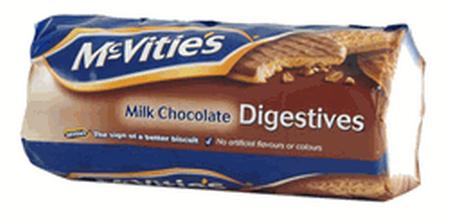 MCVITIES MILK CHOCOLATE DIGISTIVES 200G 