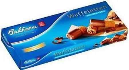 BAHLSEN WAFFELETTEN MILK CHOCOLATE ROLLS