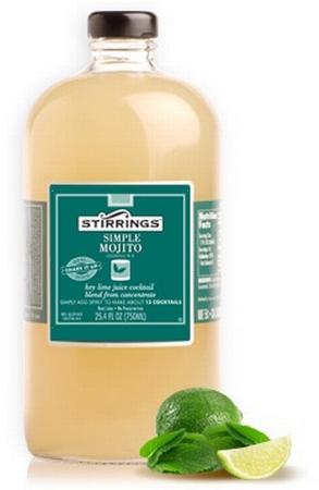 STIRRINGS MOJITO MIX ALL NATURAL 750ML