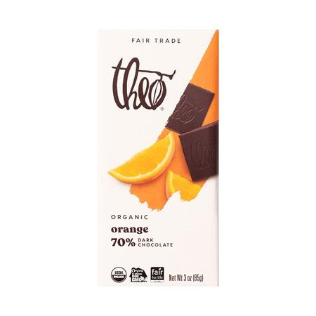 THEO ORGANIC ORANGE DARK CHOCOLATE