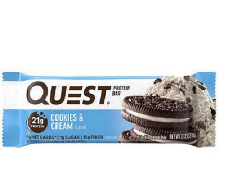 QUESTBAR COOKIES + CREAM