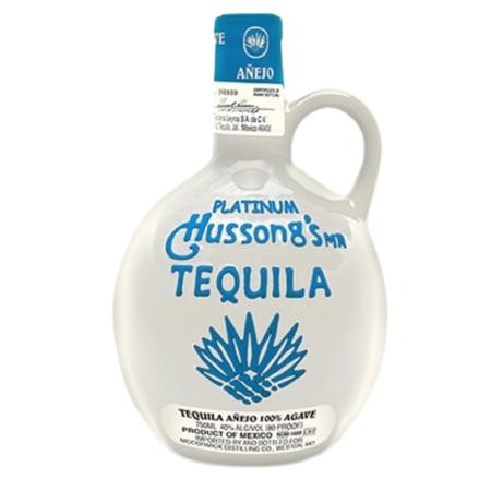 HUSSONG`S PLATINUM ANEJO TEQUILA 750ML  
