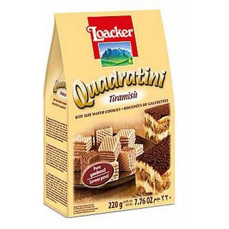 LOACKER QUADRATINI TIRAMISU WAFERS