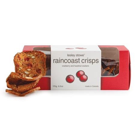 RAINCOAST CRISPS CRANBERRY AND HAZELNUT 