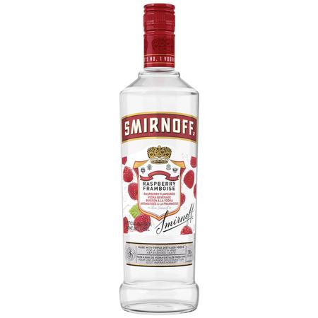 SMIRNOFF VODKA RASPBERRY 750ML          