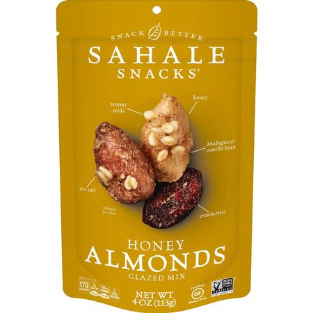 SAHALE GLAZED HONEY ALMONDS 4OZ