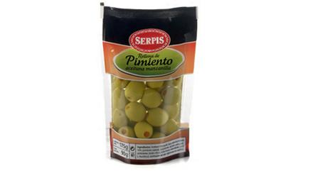 SERPIS PIMIENTO RED PEPPER OLIVES